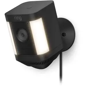 Comparateur de prix : Caméras Ring Spotlight Cam Plus Plug-in Noir