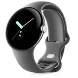 Comparateur de prix : Montre connectée Google Pixel Watch Wifi Argent avec bracelet sport Charbon