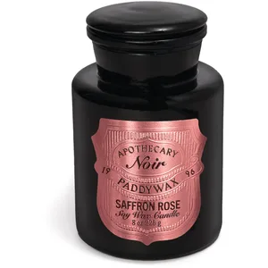 Paddywax Apothecary Noir Saffron Rose bougie parfumée 226 g pas cher