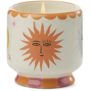 Paddywax Bougie parfumée Dopo en céramique peinte à la main - 226 g - Fleur d'oranger pas cher
