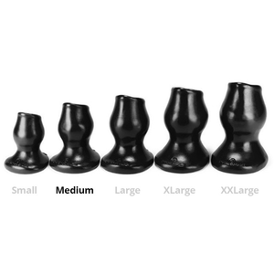 Comparateur de prix : Oxballs Plug Tunnel Pig-Hole noir Medium - 8 x 5.5 cm