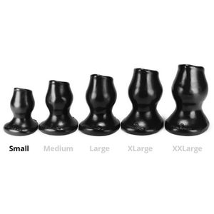 Comparateur de prix : Plug Tunnel Pig-Hole Noir Small - 7 x 4.5 cm 