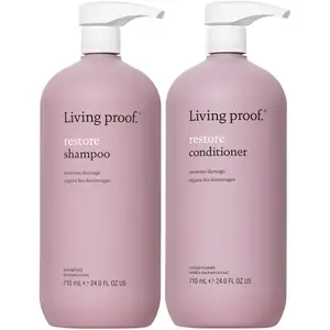 Comparateur de prix : Living Proof Restore Shampoo and Conditioner Jumbo Duo