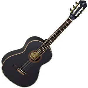 Kevin Ortega Ortega R221-3/4 - Guitare Classique 3/4 - Noir Brillant (+Housse) pas cher