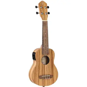 Kevin Ortega Ukulele Soprano Électro Ortega Zebra Rfu10ze (+ Housse)