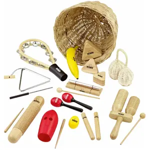 Comparateur de prix : Nino Percussion NINOSET515 assortiment de 15 percussions