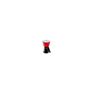 Nino Percussion NINO18R/BK djembé en ABS (rouge/noir)