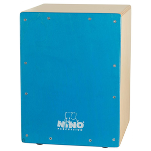 Nino Percussion NINO950B cajón pour enfants 13 pouces - bleu pas cher