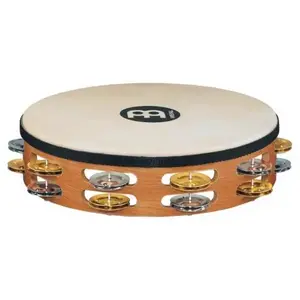 Comparateur de prix : Meinl Tambourin Bois 10" Recording-Combo - Super Natural avec Peau