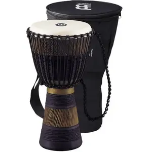 Comparateur de prix : Meinl ADJ3-M série Earth djembé de taille moyenne, sac inclus