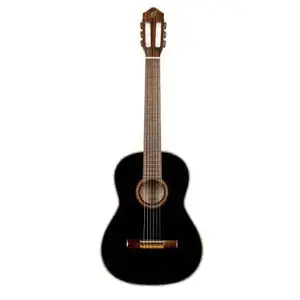 Kevin Ortega Ortega R221 - Guitare Classique 4/4 - Noir Brillant (+Housse)