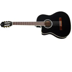 Comparateur de prix : Ortega RCE145L - Guitare électro-classique gaucher - Noir brillant (+housse)