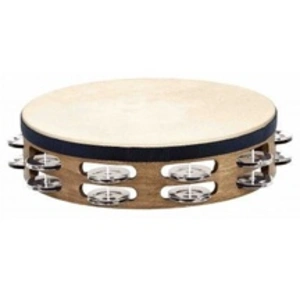 Comparateur de prix : Meinl TAH2WB - Tambourin bois avec peau 2 rangées de cymbalettes - Walnut brown