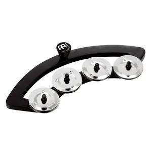 Meinl BBTA1BK - Tambourin backbeat pour fûts de 10'' et 12'' - Noir