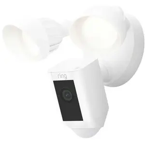 Comparateur de prix : Caméra de Surveillance - RING - Floodlight Câblée Plus - Blanc - UE