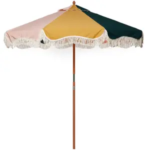 Comparateur de prix : BUSINESS & PLEASURE - Parasol Market - Multicolore - Toile outdoor
