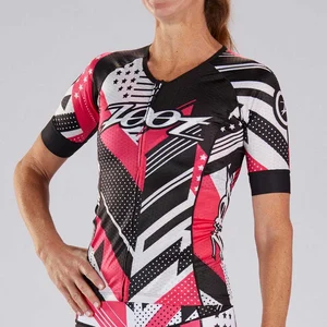 Zoot Ltd Tri Ss Aero Short Sleeve Jersey Gris L FemmeVendu parbikeinn