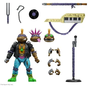 Super7 Les Tortues Ninja - Figurine Ultimates Punker Donatello 18 cm