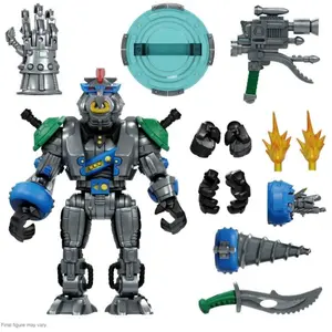 Super7 Figurine Ultimates Action Robotic Bebop Tortues Ninja 20 Cm