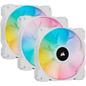 Comparateur de prix : Corsair SP120 RGB ELITE Boitier PC Ventilateur 12 cm Blanc 3 pièce(s)