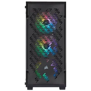 Corsair iCUE 220T RGB Airflow - Tour - ATX - pas d'alimentation (ATX) - noir - USB/AudioVendu paramazon