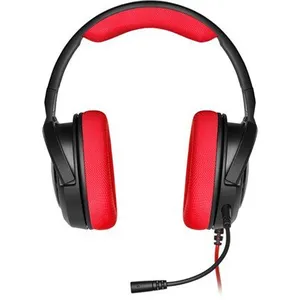 CORSAIR HS35 Casque de gamer STÉRÉO - Rouge (CA-9011198-EU) pas cher