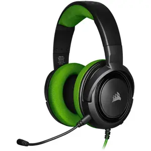 Comparateur de prix : Corsair HS35 Casque Avec fil Arceau Jouer Noir, Vert