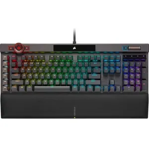 CORSAIR Clavier optique-mécanique gamer K100 RGB  - AZERTY (CH-912A014-FR) pas cher