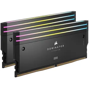 Comparateur de prix : CORSAIR Dominator Titanium DDR5 RGB 96 Go (2 x 48 Go) 6400 MHz CL32
