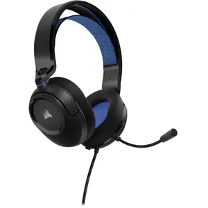 Corsair Gaming HS35 v2 - Micro-casque - circum-aural - filaire - jack 3,5mm - bleu