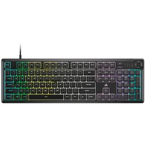 Comparateur de prix : Corsair K55 CORE RGB clavier Jouer USB AZERTY Français Noir
