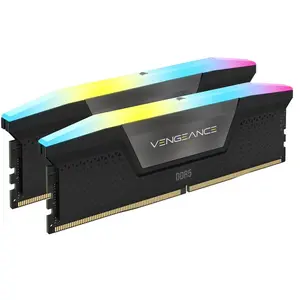 Corsair Vengeance RGB Black - 2 x 16 Go (32 Go) - DDR5 6600 MHz - CL38 pas cher