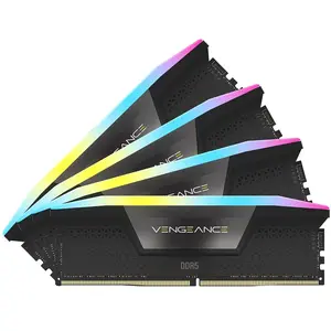 Comparateur de prix : Corsair Vengeance RGB DDR5 192 Go (4 x 48 Go) 5200 MHz CL38 - Noir