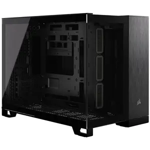 Comparateur de prix : Corsair CC-9011287-WW unité centrale Midi Tower Aluminium, Noir