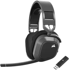 Comparateur de prix : Corsair HS80 Max Wireless Premium Casque de jeu sans fil Carbone