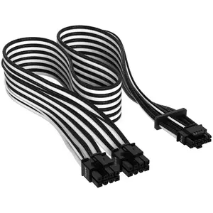 Comparateur de prix : Corsair câble 600W 12+4 broches PCIe Gen 5 - Noir/Blanc