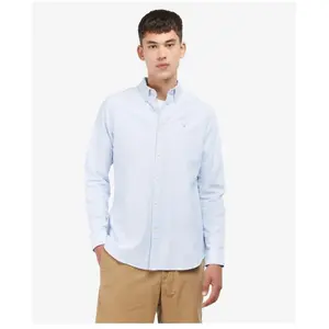 Comparateur de prix : Barbour Striped Oxtown Tailored Shirt - Chemise homme Sky Blue XXL