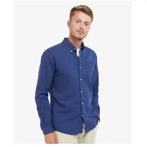 Barbour Nelson Tailored Shirt - Chemise homme Indigo XXL pas cher
