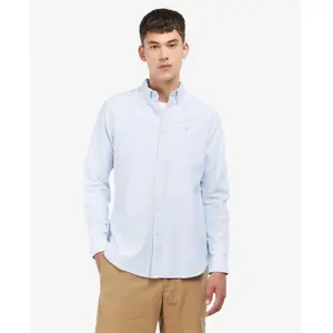 Comparateur de prix : Barbour Striped Oxtown Tailored Shirt - Chemise homme Sky Blue XL