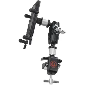 Gibraltar Hardware SC-DASBD Dual Adjust Smartphone Hoop HolderVendu parbax-music