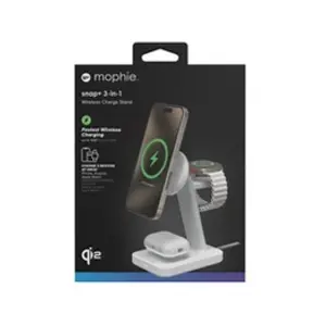 Comparateur de prix : ZAGG Chargeur induction MOPHIE 3 en 1 sans fil Qi2 Blanc