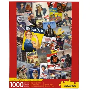AQUARIUS Puzzle 1000 pieces Smithsonian Poster de Guerre - 65374 pas cher