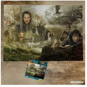 The Lord of the Rings AQUARIUS Puzzle 3000 pieces Le Seigneur des Anneaux Collage - 68520