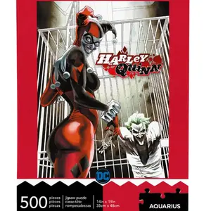 AQUARIUS Puzzle 500 pieces DC Comics Harley Quinn + The Joker - 62146 pas cher