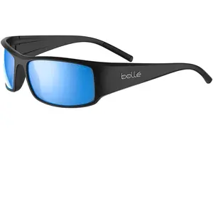 Bollé - Lunettes de soleil - King Black Matte - Sky Blue Polarized en Nylon - Noir pas cher