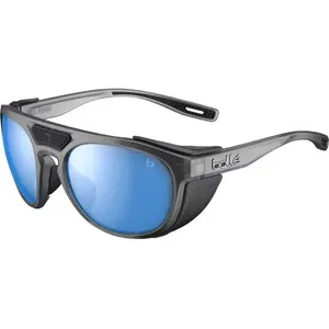 Bollé - Adventurer Polarized S3 - Lunettes glacier taille M, gris/bleu pas cher