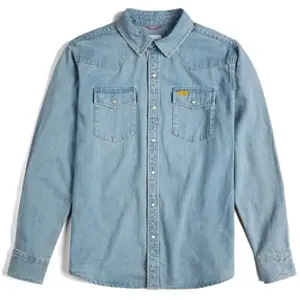 Topo Designs - Mountain Shirt Long Sleeve Denim - Chemise homme Light ... pas cher