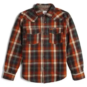 Topo Designs - Onlooker Twill Shirt Jacket - Chemise homme Chocolate M... pas cher