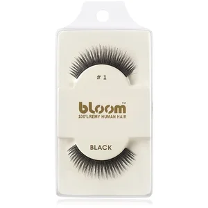 Comparateur de prix : Bloom Natural faux-cils de vrais cheveux No. 1 (Black) 1 cm