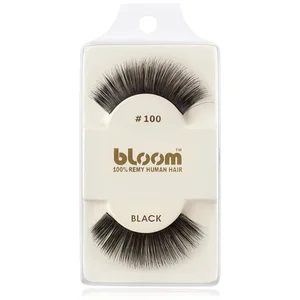 Comparateur de prix : Bloom Natural faux-cils de vrais cheveux No. 100 (Black) 1 cm